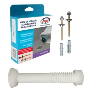 Kit Instalação Branco Bacia Vaso Sanitário - Japi
