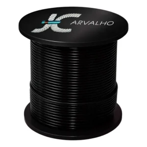 Cabo Aço Academia Revestido Nylon 100m 1/8 6x19 Resistente