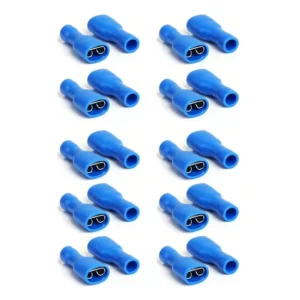 10x Fêmea Masculino Spade Isolado Fiação Elétrica Friso