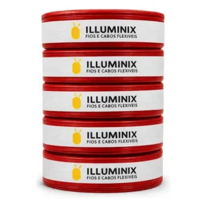 Cabo Flexivel 2,5mm Rolo Com 100 Metros 750v Fio Unipolar