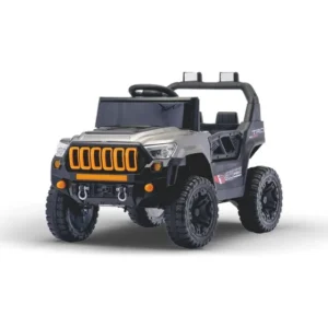 Jipe Elétrico Infantil Bang Toys Titan XR 12V Cinza Controle Remoto