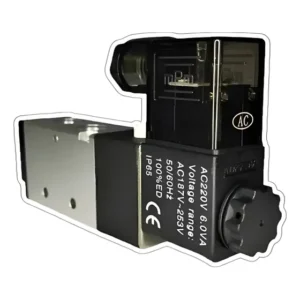 Válvula Direcional 5/2 Vias Simples Solenoide 1/4 4v210-08