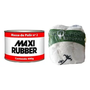 Kit Polimento Automotivo Massa Polir N2 E Estopa 150g Oferta