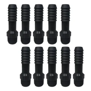 Espigão Conexão Adaptador Rosca Macho Mangueira 1/2 - 10 Un