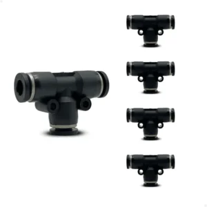 Conexão Conector União Em T Fêmea 6mm 145 Psi - Kit 10 Peças