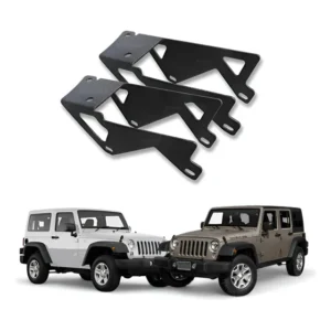 Par Suportes De Coluna Duplo Neblina Led Jeep Wrangler 06-18
