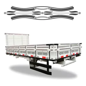 Adesivos Desenho Carroceria Madeira Caminhão Universal 19497