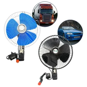 Ventilador Automotivo 12 E 24 Volts Caminhão Vans Trailers