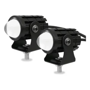Par De Faróis De Motocicleta Luzes Auxiliares Led