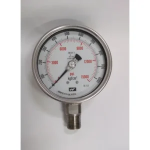 Manômetro Pressão Hidráulico 0-1000 Kg 0-15000 Psi