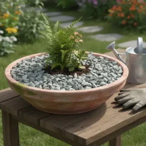Pedra Brita 01 Para Vasos E Jardins 3 Kg