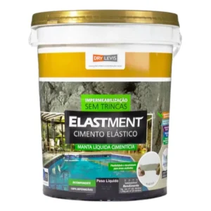 Cimento Elastment sem Trinca 20KG Cinza Impermeável Dry Levis