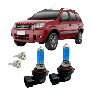 Lâmpada Farol De Milha Led Super Branca Ecosport 2003 A 2012