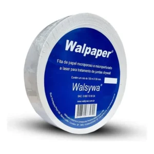 Fita De Papel Para Drywall Walpaper 150 M X 50 Mm