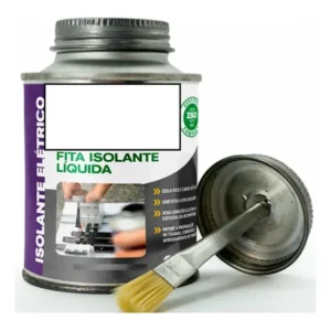 Fita Isolante Líquida Biolub 225ml Cor Branca Isolamento Elétrico