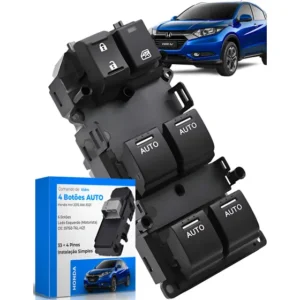 Botão Comando Vidro Eletrico Honda Hrv 2016 2017 2018 2019