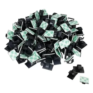 Braçadeira De Clipes De Fio Autoadesivos 100pcs D
