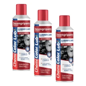 3 Desengripante Lubrificante Anticorrosivo Chemicolor 300ml