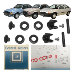 Suporte Vidro Traseiro Chevette Pino Parafuso Fixação Kit Gm