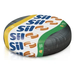 Fio 6mm Sil Cabo Flexível Com 50m Metros Cores Diversas Cor da cobertura Preto