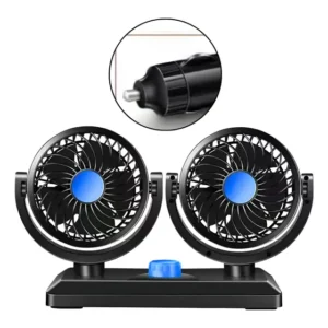 Ventilador Para Carro Van Caminhão Automotivo 12/24v Duplo