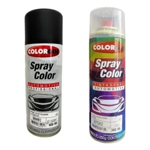 Kit Spray Automotivo Seladora Plastico E Primer - Colorgin