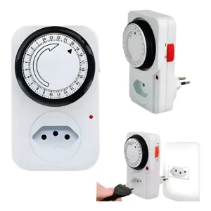 Timer Analogico Bivolt Temporizador Programavel Mecanico