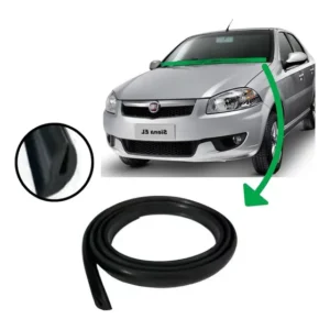 Borracha Friso Acabamento Churrasqueira Parabrisa Fiat Siena