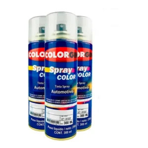 Tinta Spray Na Cor Do Seu Carro + Verniz + Seladora Plastico