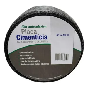 Fita Telada Autoadesiva P/ Placa Cimentícia 51mmx46m