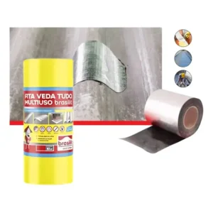Fita Vedatudo Multiuso Manta Aluminizada 15cm x 10m - Brasilit