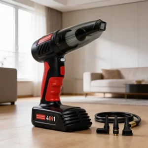Aspirador Automotivo Sem Fio Portátil Recarregável Compresso