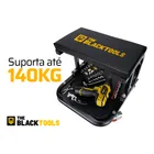 Banqueta Fixa Com Assento Para Mecânico 140kg Com Rodízio Porta Ferramentas Bbm100 The Black Tools Cor Preto - Imagem 3