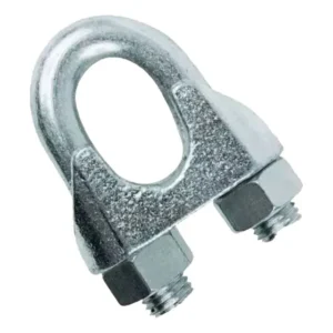 Clips Grampo Para Cabo De Aço 3/8 (10mm) - 100 Peças #