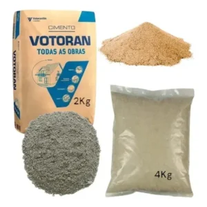 Areia E Cimento 6kg Para Pequenos Reparos