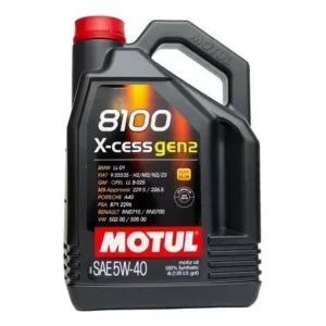 Óleo de motor Motul sintético 5W-40 para carro/caminhonete de 1 unidade x 4L