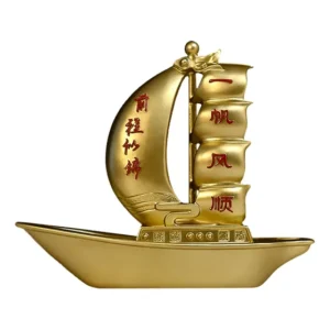 Resina Ouro, Navio Da Riqueza, Modelo Náutico, Barco,