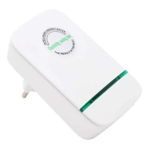 Redutor de Consumo de Energia Elétrica Bivolt Branco Save Box) Economizador para Tomada, Ajuda a Estabilizar a Rede e Diminuir Picos, Uso Residencial