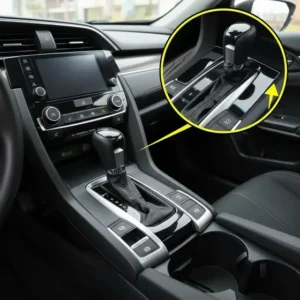 Moldura E Botão Do Freio De Mão Eletrônico Civic G10