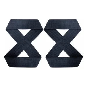 Strap Oito Luva Academia Musculação Crossfit Treino Pesado Cor Preto