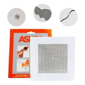 Kit 2 Telas Autoadesivas para Reparo de Drywall 15x15cm Askoi Fibra de Vidro