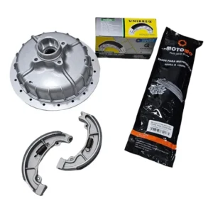 Cubo De Roda Dianteiro Bros 125 150 160 Lona E Raios Unibreq