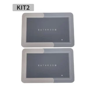 Kit2 Tapetes Para Banheiro Tapete Mágico Ultra Para Absorçã