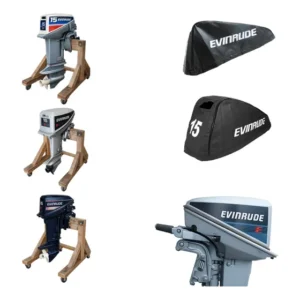 Capa De Capô P/ Motor De Popa Evinrude 15hp Antigo Até 1992