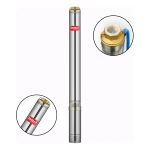 Bomba Submersa Caneta Palito Intech Machine BSCA2 1/4HP 2,5 Pol Para Poço Artesiano Água Limpa Aço Inox Alta Pressão Bomba Submersível Para Cisterna Caixa D'Água Irrigação Compacta