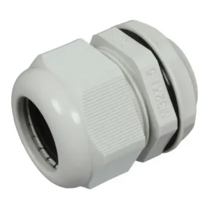 Prensa Cabo Effort PG7 7mm Plástico Cinza Claro IP68 Kit 50 Peças