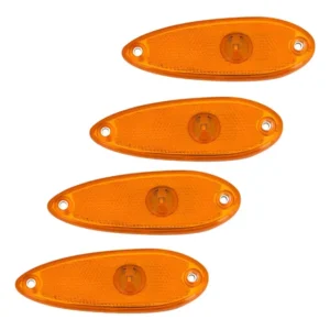 Kit 4 Lanternas Laterias P/ Onibus Micro-onibus Tipo Volare