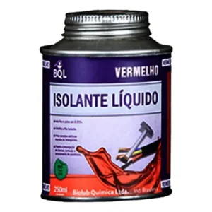 Fita Isolante Líquida Biolub 225ml Cor Vermelha Para Isolamento Elétrico