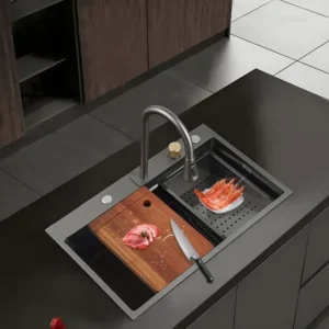 Cuba Pia De Cozinha Inox Gourmet Com Escorredor Acessórios
