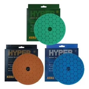 Kit 3 Boinas De Espuma Corte Refino E Lustro 5 Hyper Kers